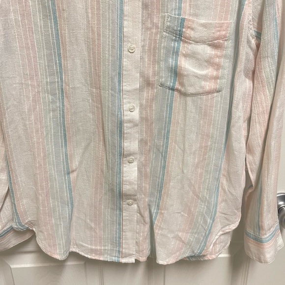 Rails Charlie Button Down in Marbella Stripe - Picture 3 of 11